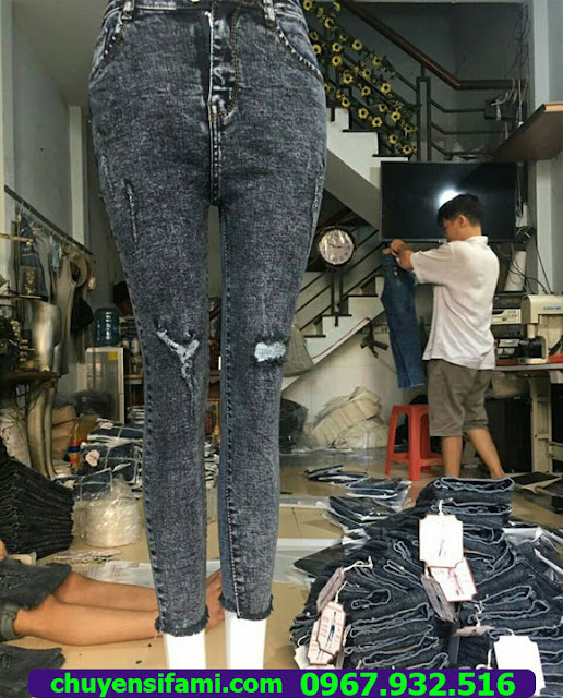 Xưởng may sỉ quần jean nữ giá rẻ