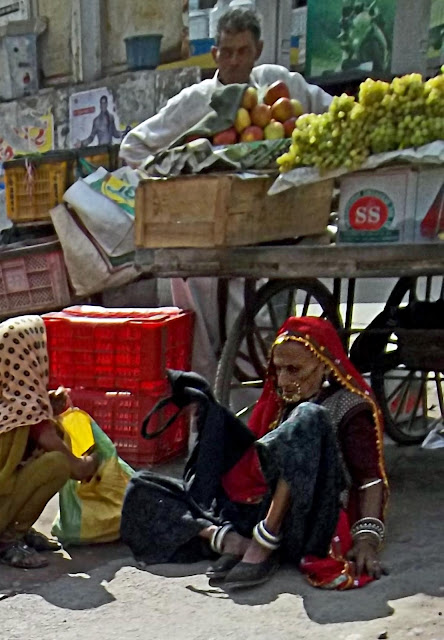 elderly rajasthani woman