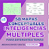 50 Mapas conceptuales de las inteligencias múltiples para diferentes temas
