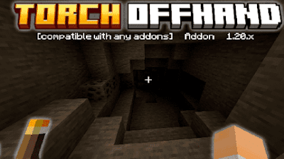 Torch OffHand Addon (Compatible With Other Addons) 1.20.4x / 1.20.5x