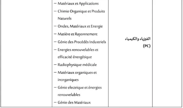 مسالك الاجازة بجامعة محمد الاول وجدة