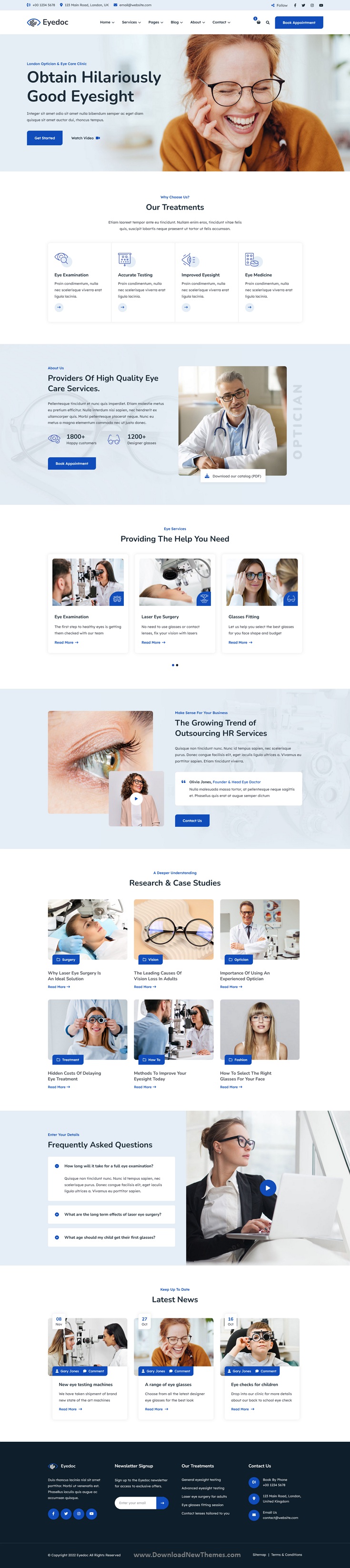 Download Optician & Eye Care Bootstrap Template