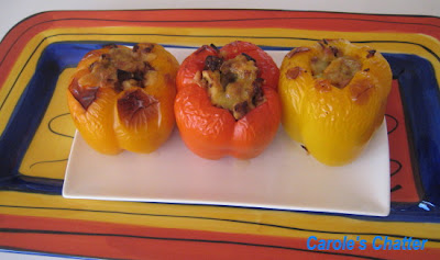 Stuffed capsicum by Carole's Chatter