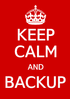 Keep Calm and Backup