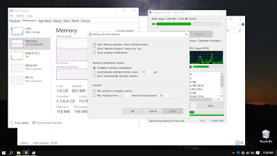 Memory Booster (Cara mengatasi komputer lambat karena RAM penuh pada Windows)