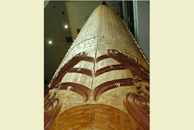 Māori totem, Sky Tower, Auckland, NZ