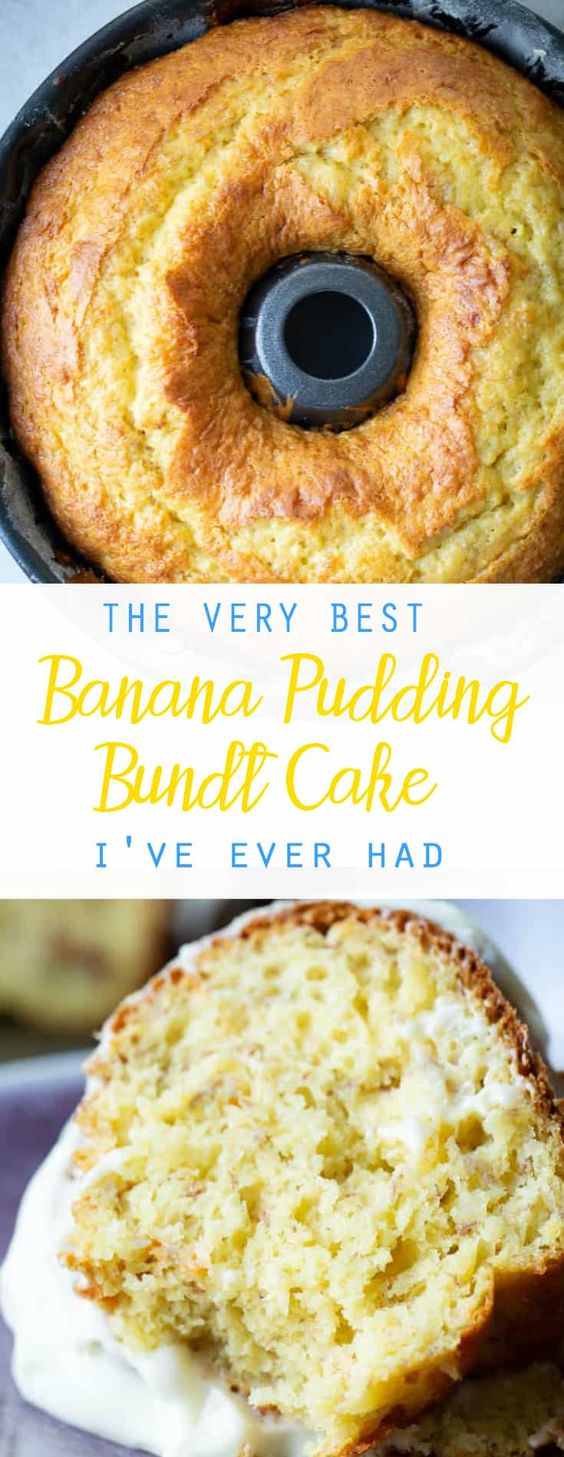 THE VERY BEST BANANA PUDDING BUNDT CAKE | ALULA RECIPES - 
