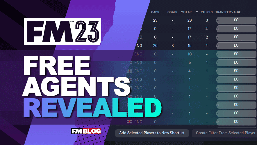 Guide to Unearthing Free Agent Gems in Football Manager 2023