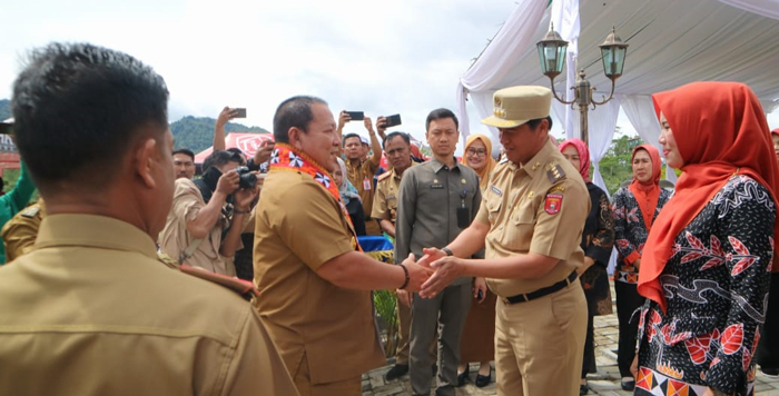 Pj. Bupati Lambar Terima Kunjungan Gubernur Lampung Guna Menjalin Sinergitas