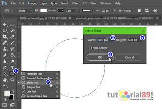 Cara mudah membuat tulisan melingkar atau melengkung di photoshop + video