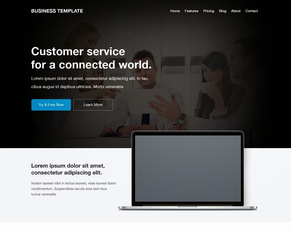 Free Corporate Website Template