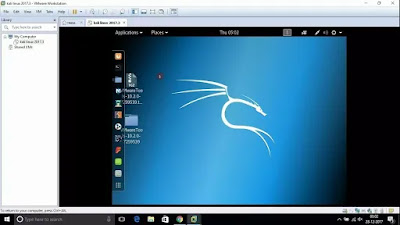 kali on VMWARE