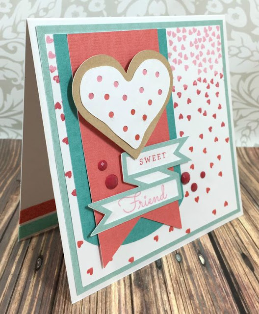 Cricut Artistry Heart Cookie Card