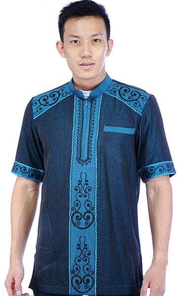 Model Baju Muslim Koko Pria Lengan pendek Terbaru