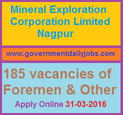 MECL RECRUITMENT 2016 APPLY ONLINE FOR FOREMEN & OTHER POSTS