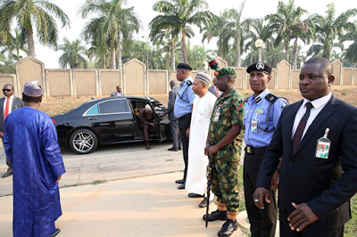 President Buhari Departs For UAE (Photos)