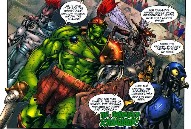 The Warbound, Kelompok Gladiator Hulk di Planet Sakaar