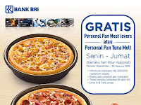 Pizza Hut Promo Beli 1 Gratis 1