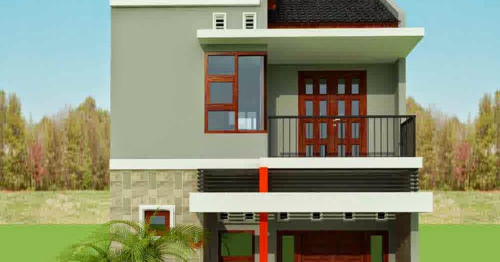 Desain Rumah  Minimalis  2  Lantai  Ukuran  6x7  desain rumah  minimalis  mungil bagus