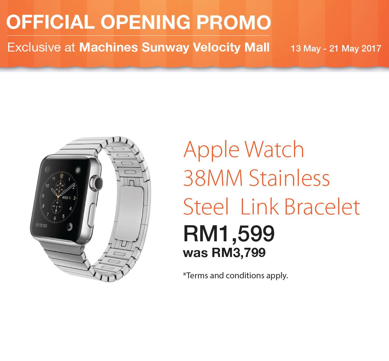 Apple iPhone 5s 16GB RM999, Apple Watch, Accessories 