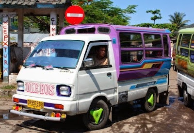 Bemo angkutan umum Lombok