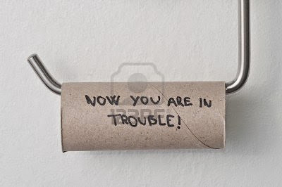 Funny toiletpaper message.