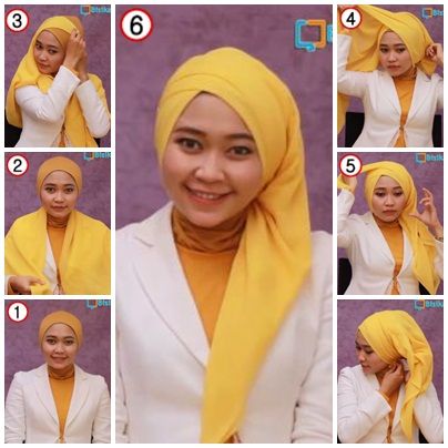 Model Jilbab Segi Empat