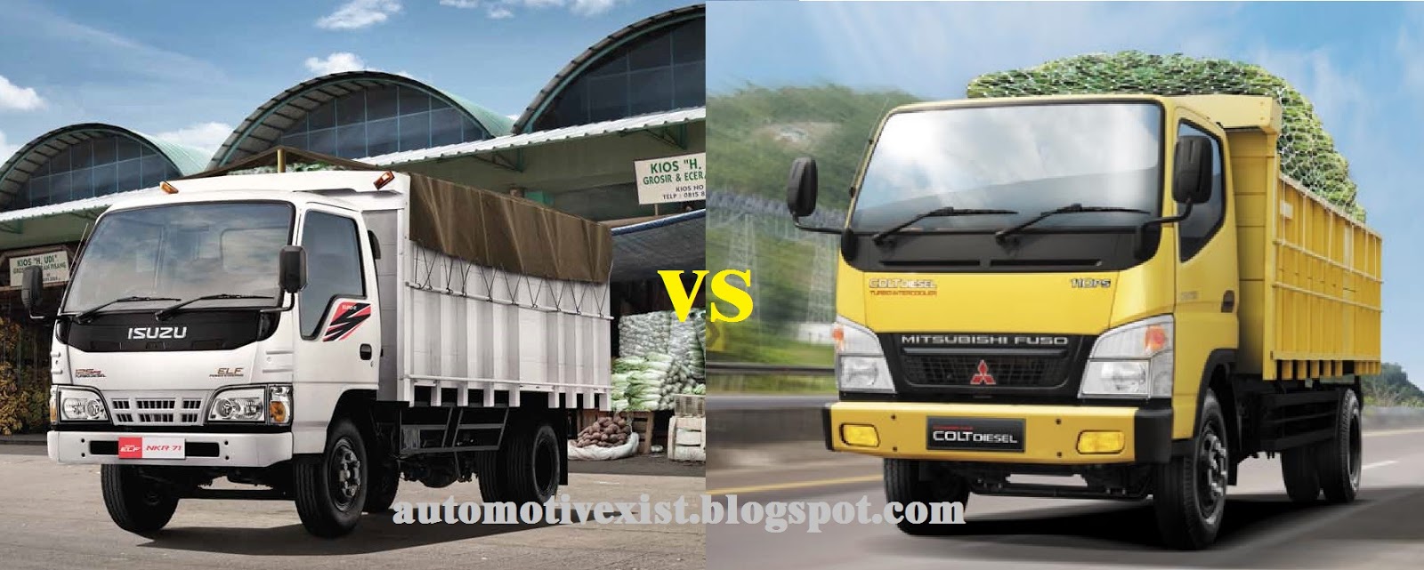 Bingung Pilih Truk Isuzu Elf Atau Mitsubishi Colt Diesel