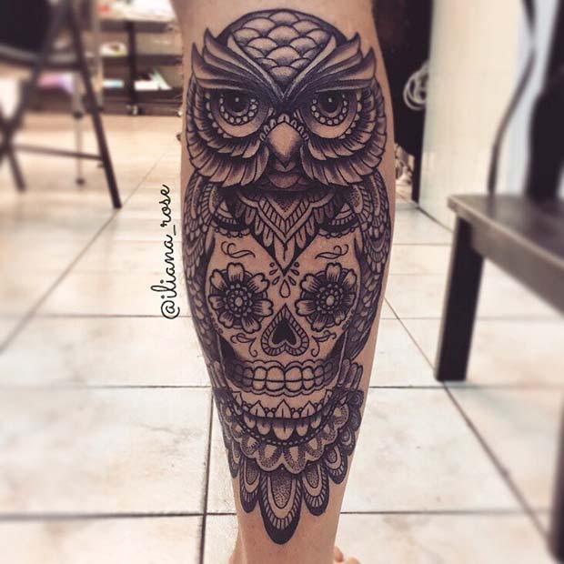 88 tatuagens de coruja para se inspirar!