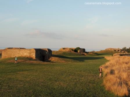 Baterias Longues-sur-Mer - Praia Dia D