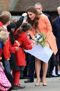 Kate enjoyed talking to children from a local primary school. (sfc )