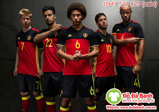áo bóng đá Euro 2016 Bỉ