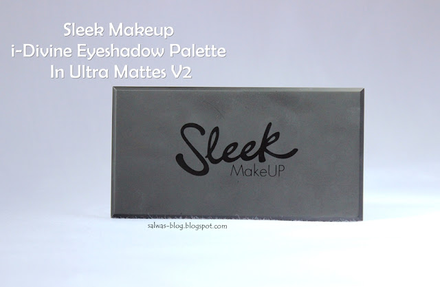 باليت الظلال المطفي من سليك | Sleek Makeup i-Divine Eyeshadow Palette In Ultra Mattes V2 ، مدونات الجمال ، مكياج ، ميك اب ، ريفيو ، بيوتي بلوقر ، منتجات جربتها ، وايتس ، مدونة سلوى ، Salwa's Blog