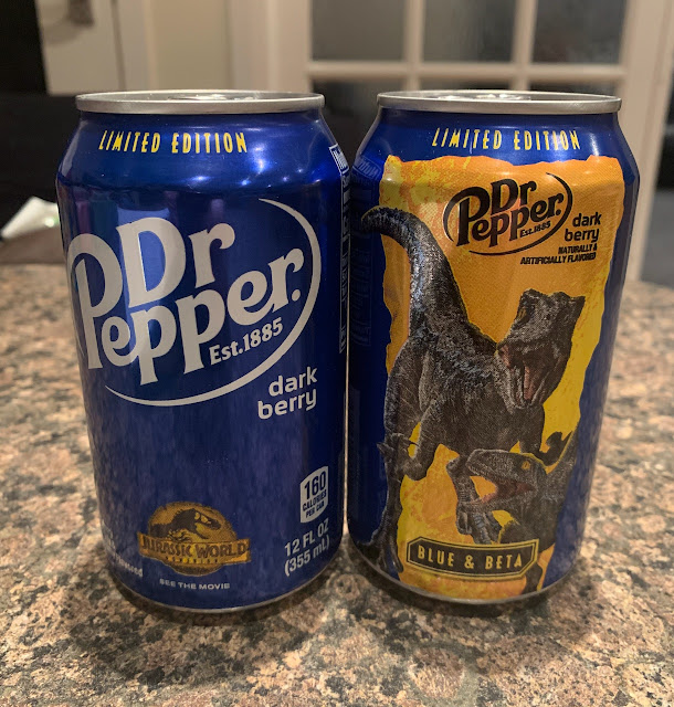 Dr Pepper Jurassic World Dark Berry Edition