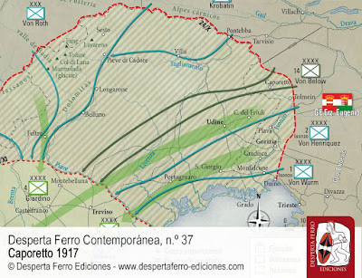 “CAPORETTO, 1917”.  Reseña Revista Desperta Ferro - Bellumartis Historia Militar