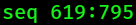 Image showing sequence number.