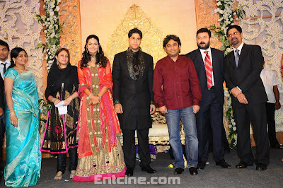    Wedding Songs on Cricketer Srikanth S Son Aniruddha Wedding Reception Event Stills