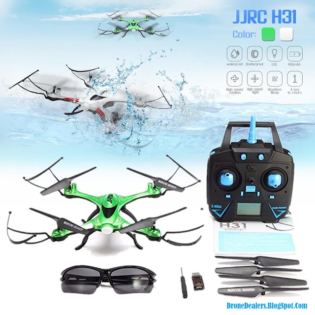 ROLLING RC QUADCOPTER JJRC H31 WATERPROOF DRONE 