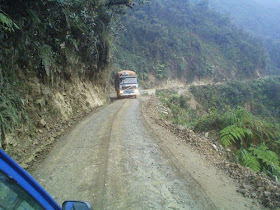 La Carretera de la Muerte , Bolivia 