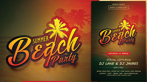 Create a Summer Beach Party Flyer In Photoshop