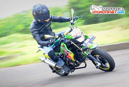 Foto Modifikasi Kawasaki KSR 110 Mini Moto Racing