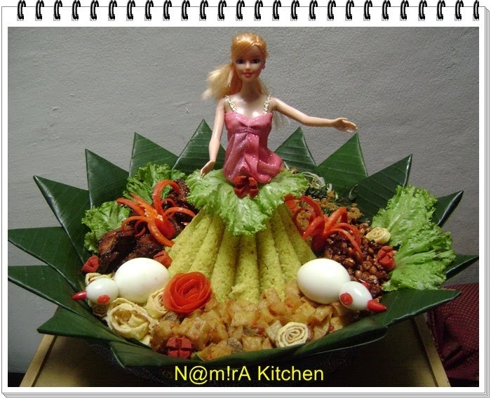 sweetbrowniekitchen Tumpeng Barbie 