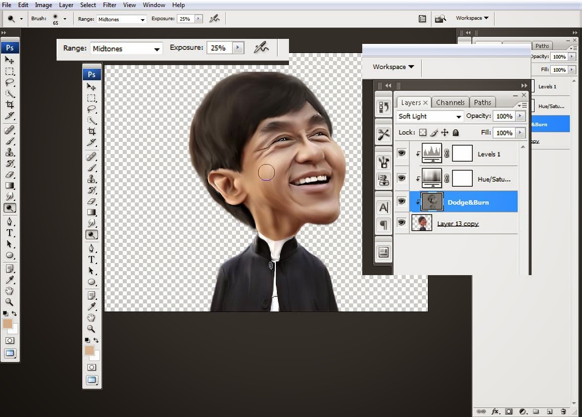  Cara membuat Karikatur dengan Photoshop