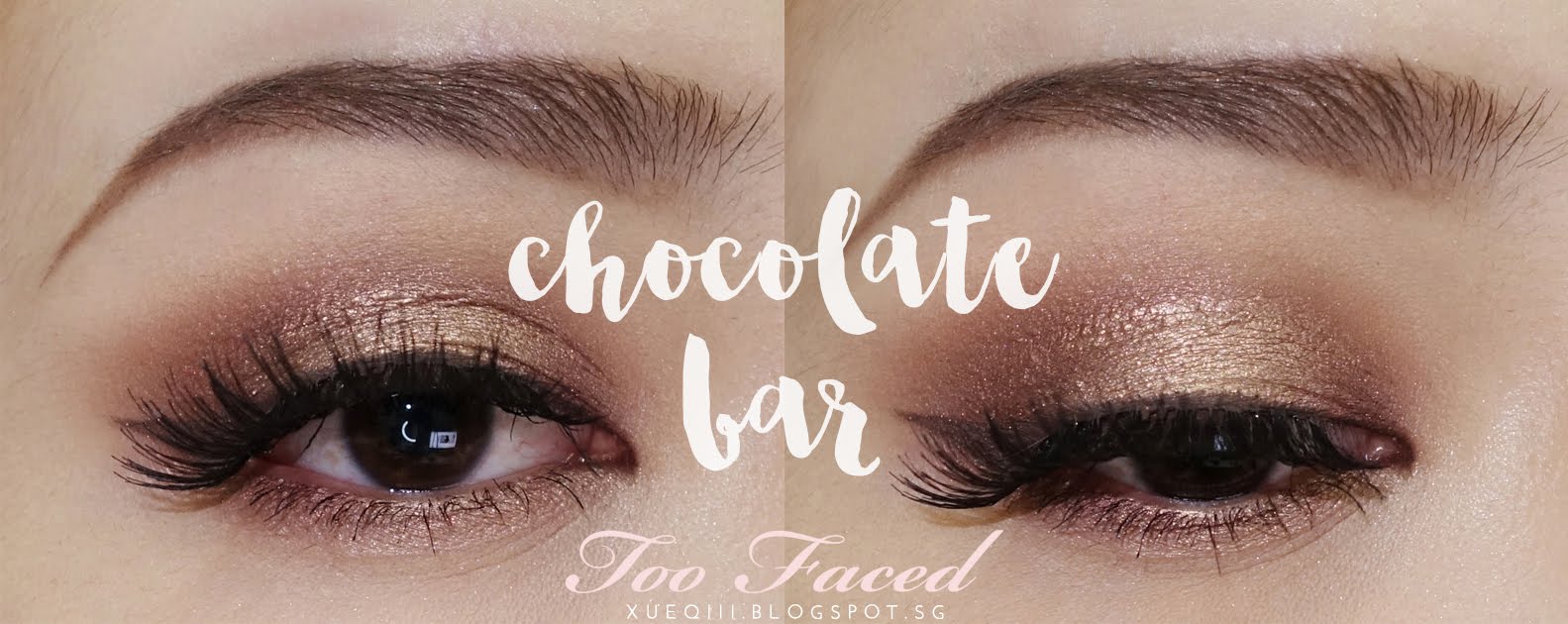 Warm Brown And Golden Makeup Look Ft Too Faced Chocolate Bar