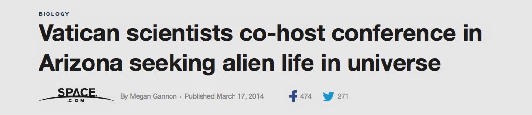 Fox News: Vatican scientists co-host conference in Arizona seeking alien life in universe