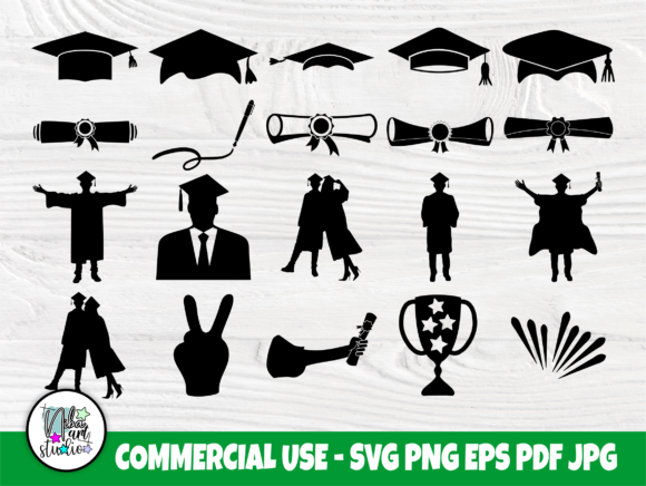 Crella Free Graduation Cap SVG for Cricut Silhouette Compatible with Cameo Silhouette Studio, Cricut and other cutting machines for any crafting projects.