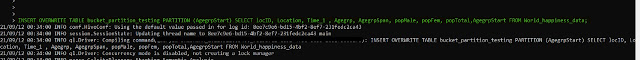 Loading Data into Bucketing Table