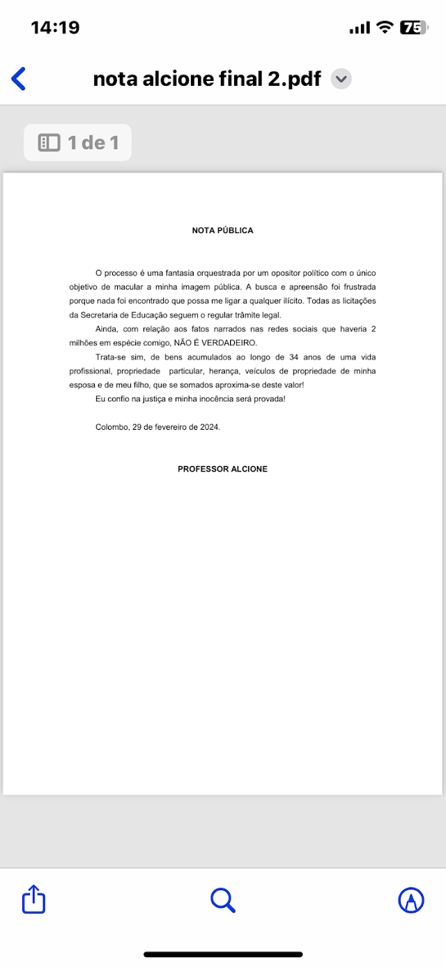 Professor Alcione alega perseguição política: Prefeito Helder o afasta para que faça sua defesa