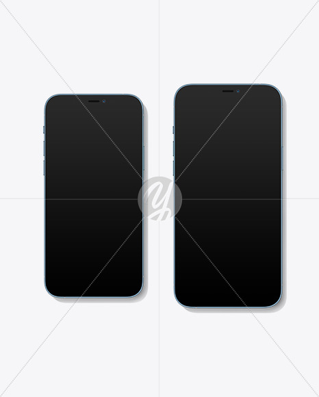 iPhone 12 Pro and iPhone 12 Pro Max Mockup