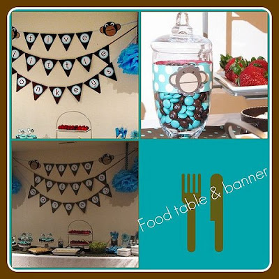 Monkey Baby Theme on Creative Outlet  Five Little Monkey S Baby Shower Pictures